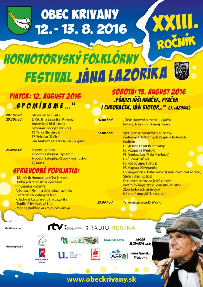 23. HTFF J. Lazoríka - plagát