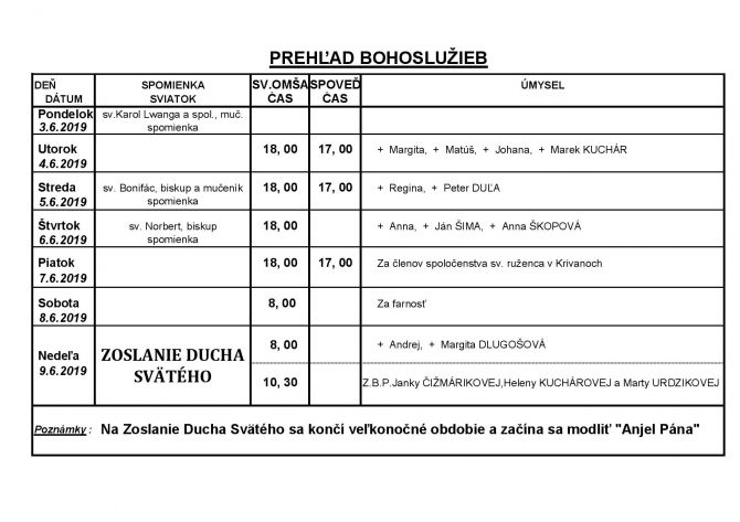 bohoslužby