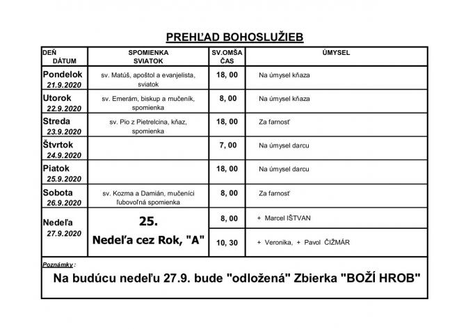 bohoslužby