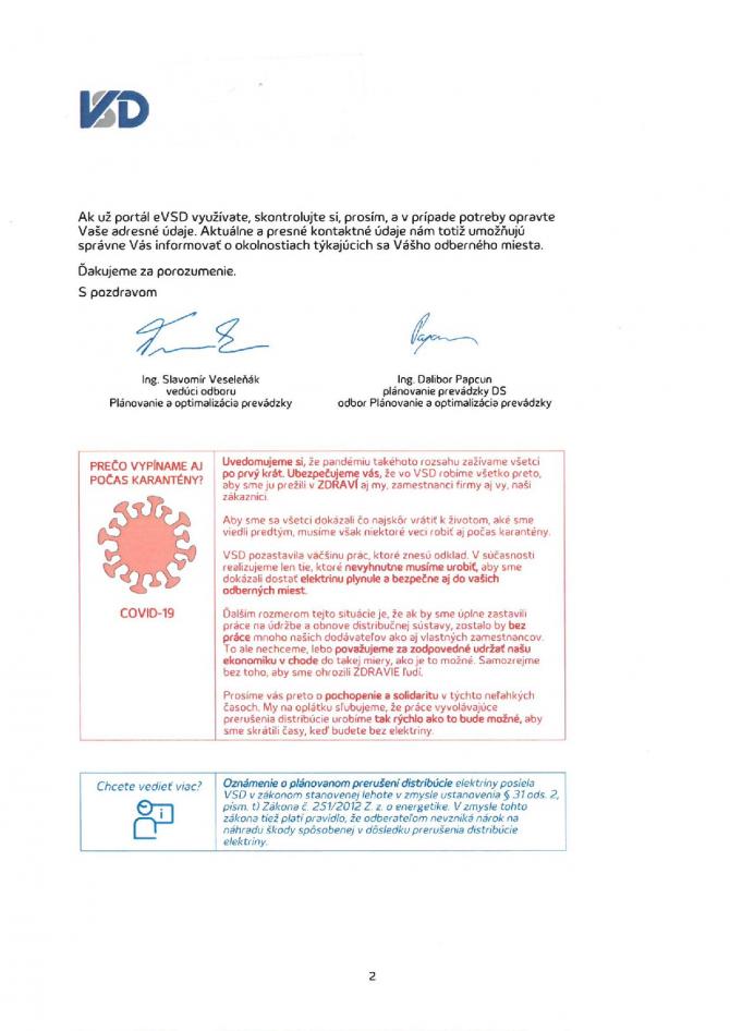 prerusenie elektriny