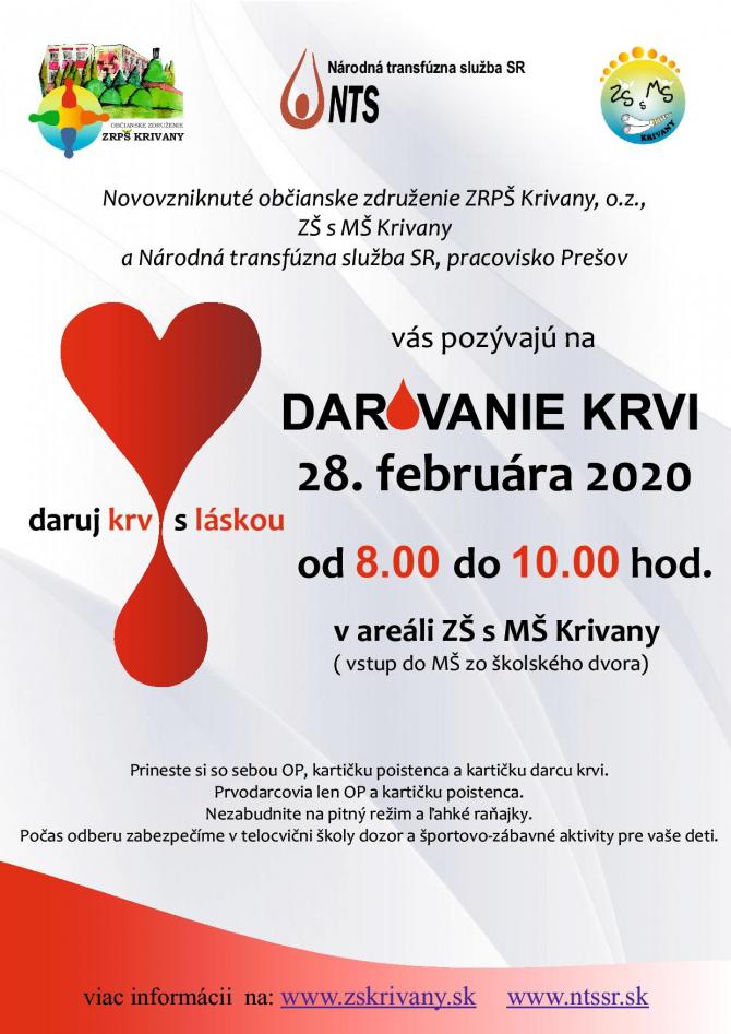 darovanie krvi