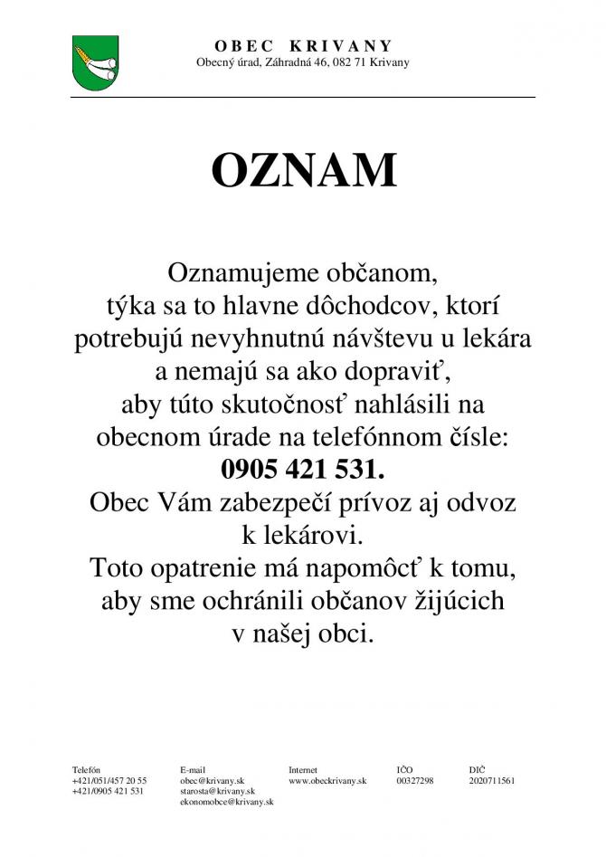 odvoz