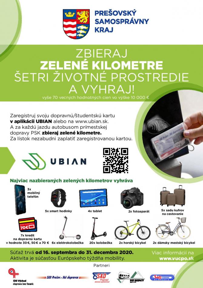 zelené kilometre