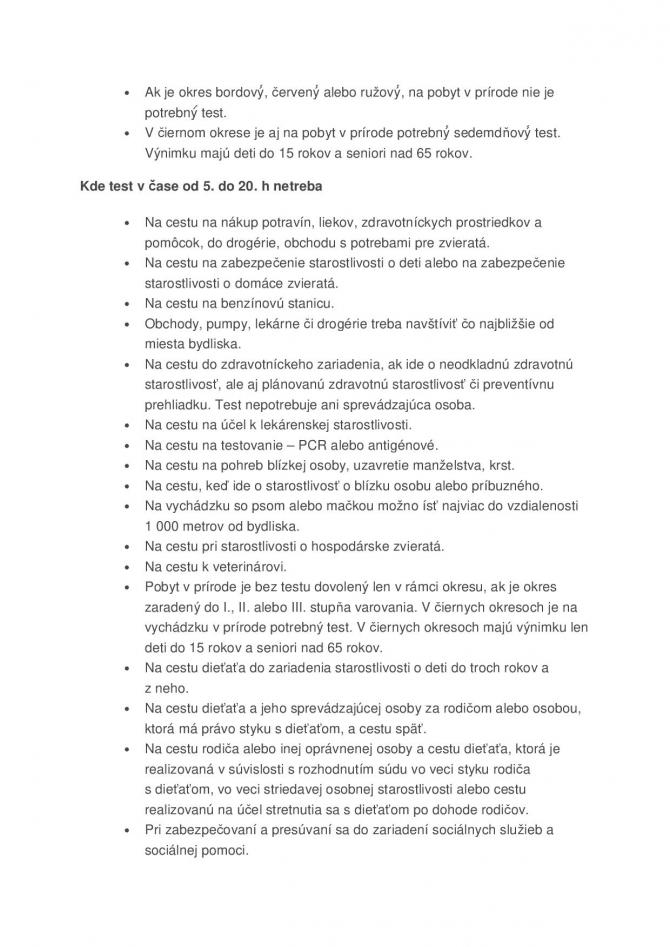 Čo na Slovensku platí od stredy 3. marca