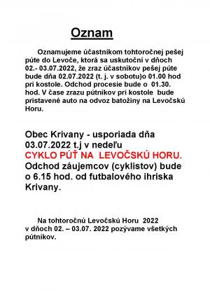 oznam 
