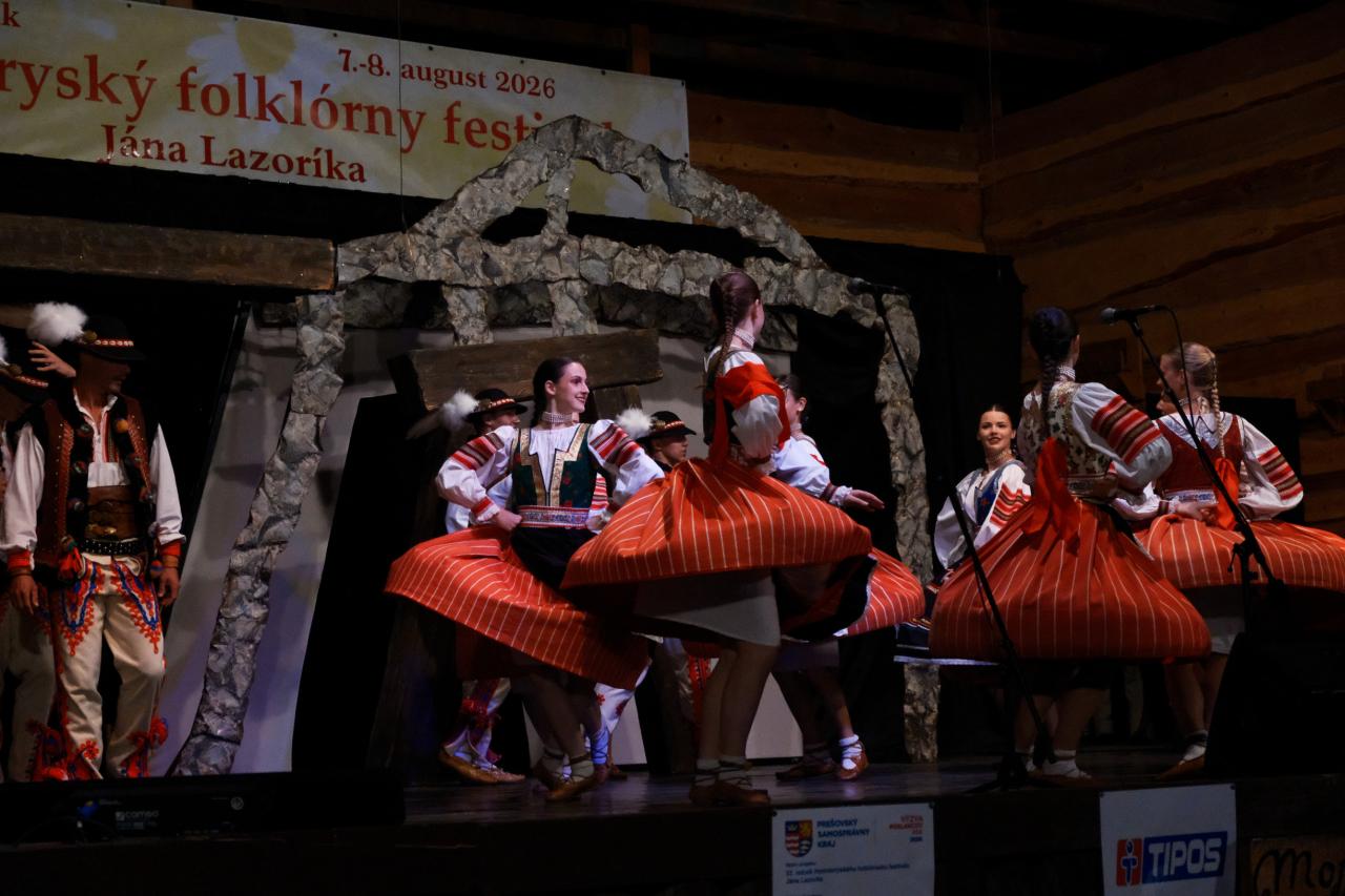 33. ročník Hornotoryského folklórneho festivalu Jána Lazoríka — 7.–8. augusta 2026